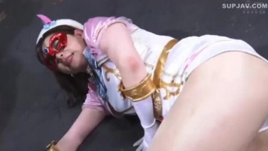 Heroine corruption by evil mask with subs